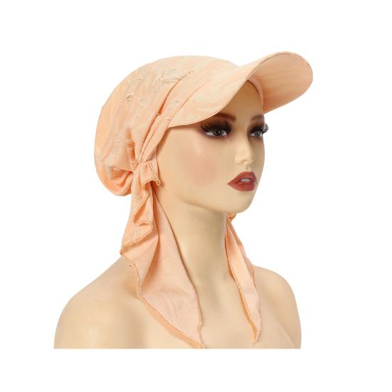 Women Headscarf Hat Elastic Design Shawl Baseball Hat Headscarf Lightweight Easy to Wear Head Covering Turban Hat