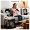 Star Wang Yibo Cushion Cover 1Pcs Decorative Covers Soft Cushion Case For Sofa Couch Decor 40X40 45X45 Pillowcases