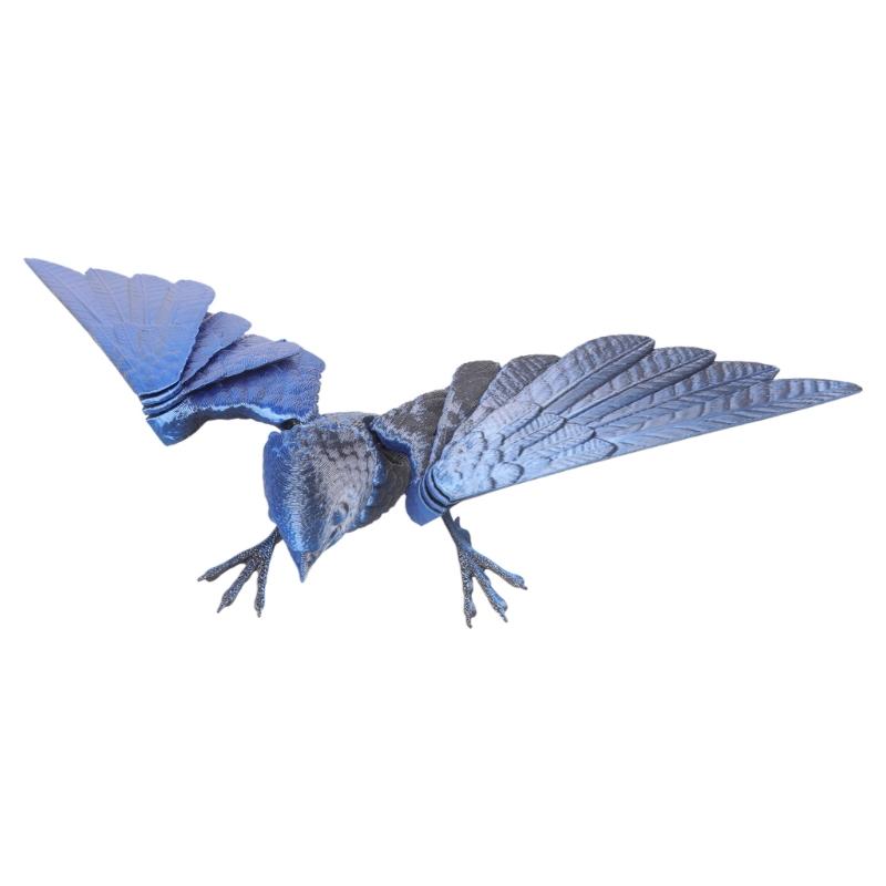 3D Printed Swallow Flexible Joint Articulated Fidgety Toy Swallow Figurines Exquisite Pet Toy Desktop Pet Ornament Gift