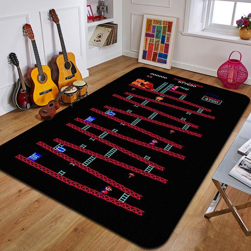 C-Creative Switch Game Carpet Fashion Yoga Mat Bedroom Decoration Carpet Living Room Bathroom Decoration Floor Mat Birthday Gift