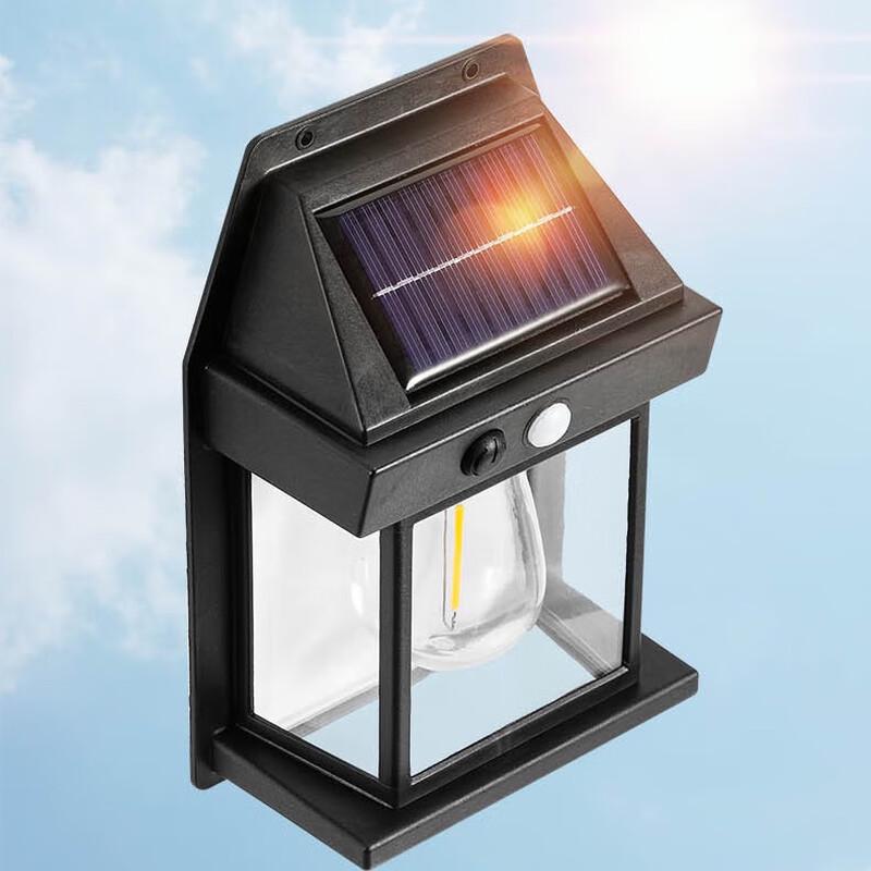 Solar-Powered Motion Sensor Wall Lamp