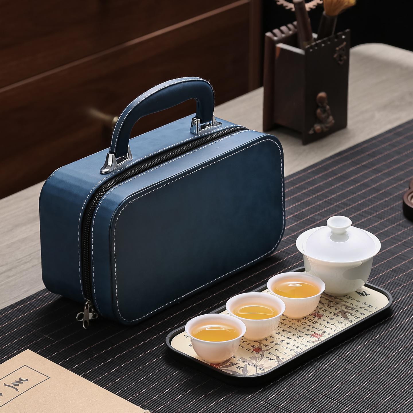 Portable Travel Teapot Gift Set for Corporate Events and Client Appreciation