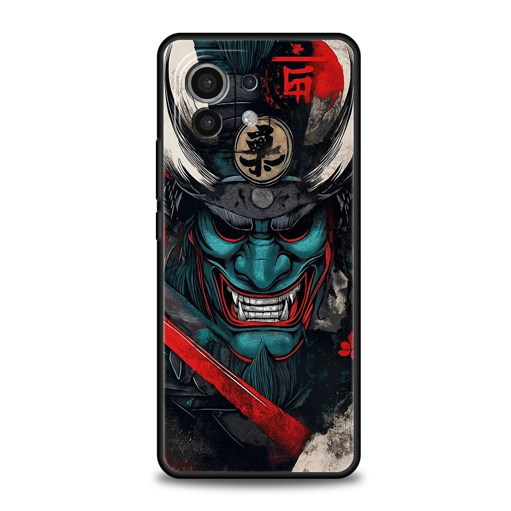 Japanese Bushido Samurai Phone Case For Xiaomi Mi 17 15T 15 14 14T 13T 12T Pro 12 13 Lite 5G 11T Poco X6 X7 X5 Pro Soft Cover