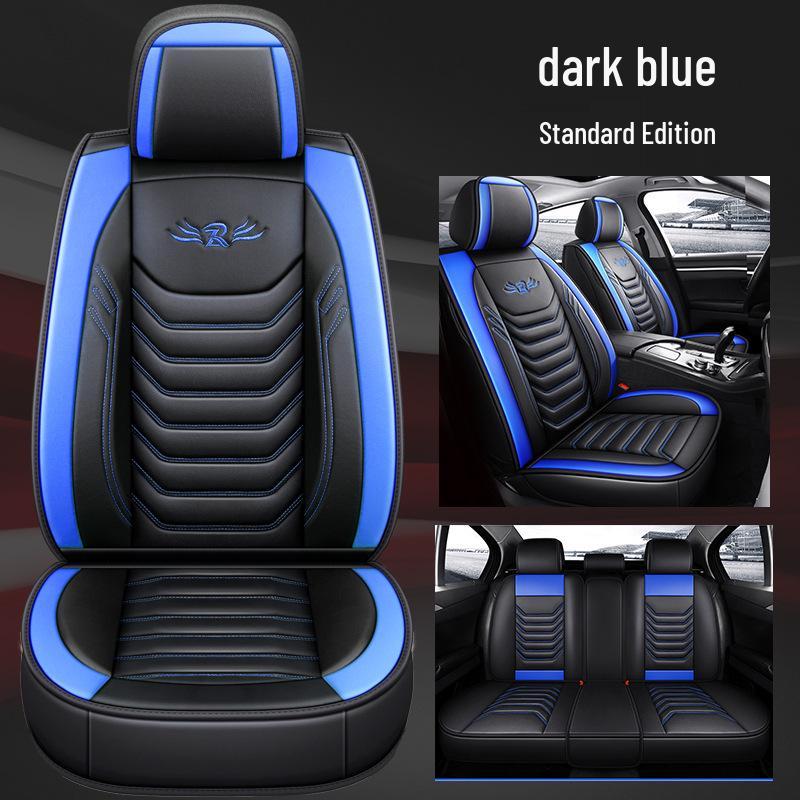 Universell helskinnssitsdyna för bil - Tecknad design, Komfort för alla årstider, Full omslagsstil