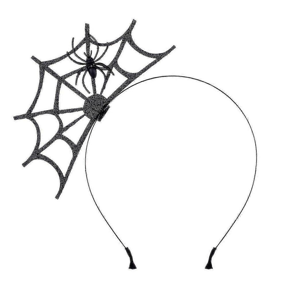 Halloween Spider Web Spider Web Halloween Party Headgear (black Spider)