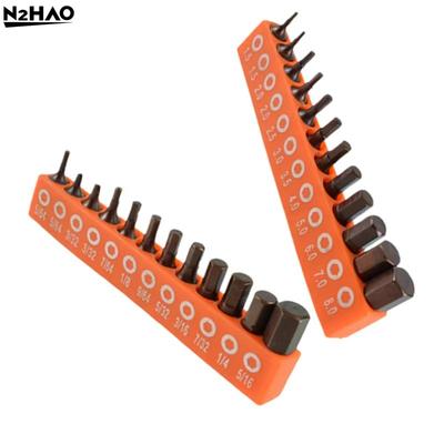 /4in Hex Magnetic Screwdriver Bits Set 25mm Durable Alloy Steel for Electronic Assembly and Daily Use 0/2/48Pcs