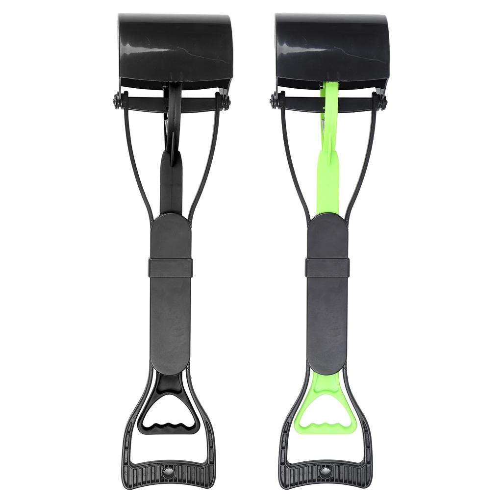 Pet Pooper Long Handle Jaw Poop Scoop Clean Pick Up Dog Cat Waste Picker Cleaning Tool