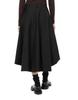 Moschino Asymmetrical Pumpkin Flare Cotton Midi Skirt