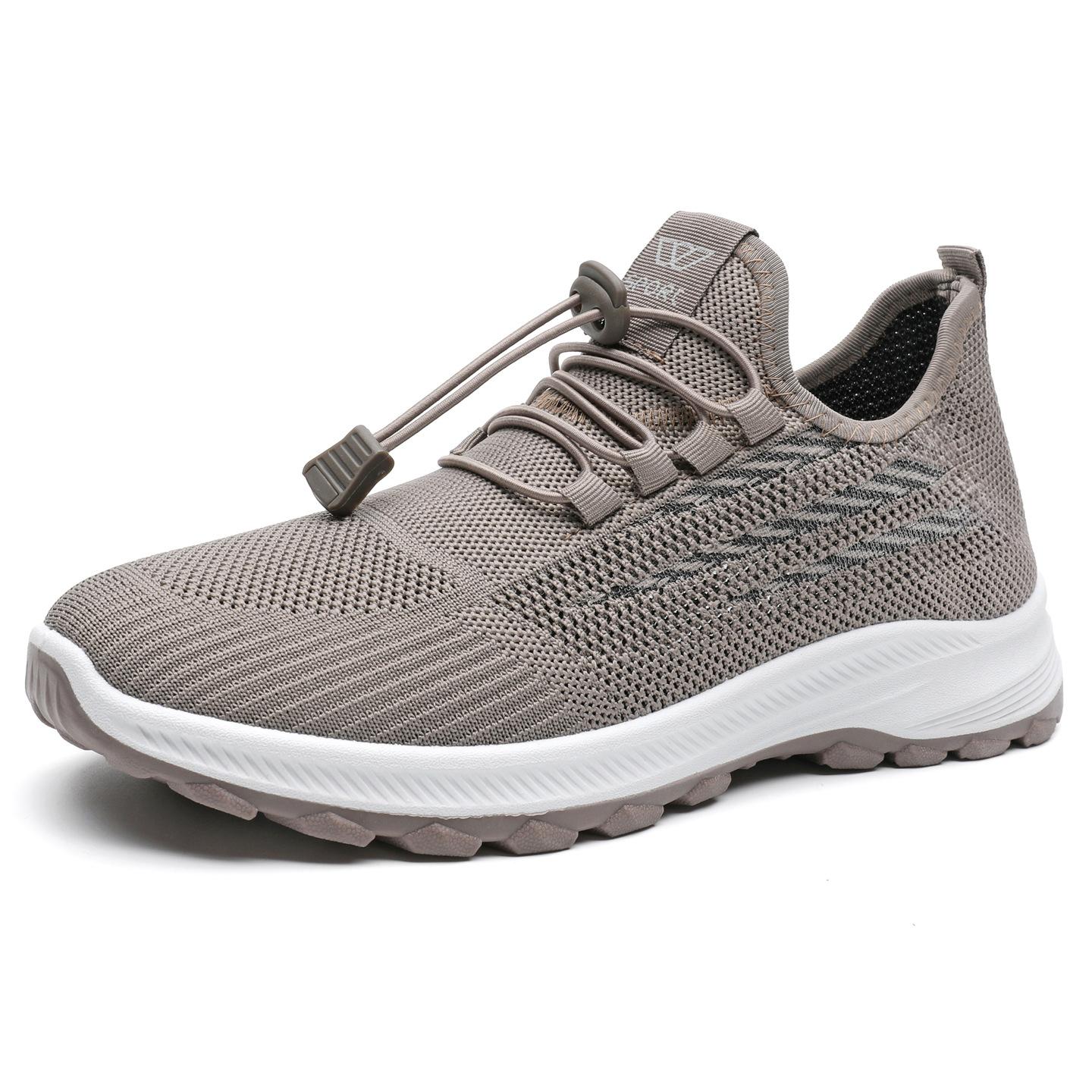 

New Comfortable, Breathable, Casual and Sporty Single Fabric Shoes 44 кавовий