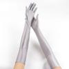 52cm Fashion Women Spandex Elasticity Opera Elbow Long Gloves Solid Driving Sun Protection Party Prom Etiquette Performance
