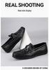 Herren Mokassins mit Krokodilmuster aus echtem Leder - Vielseitiger Business & Casual Stil