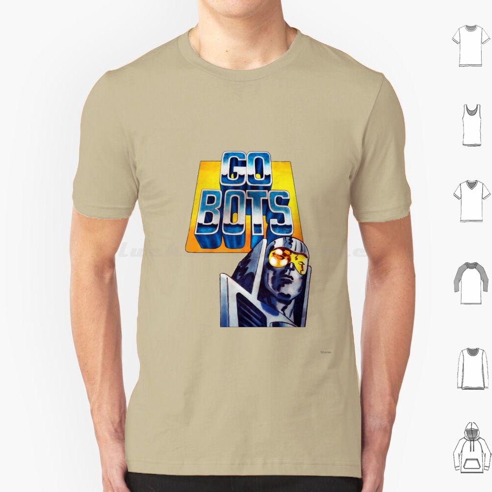 Go Bots View T Shirt Cotton Men Women DIY Print Go Bots View Gobots Robots Animation Cartoon Toys Machines War Cars Weapons S