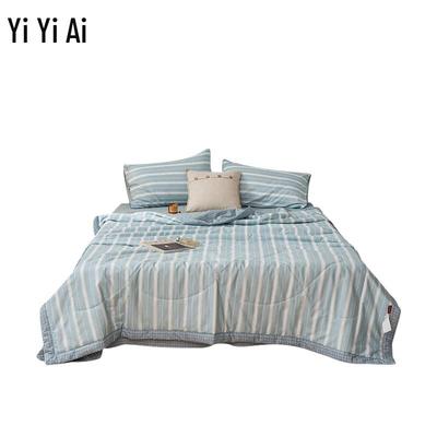 Striped All-Cotton Soy Fiber Summer Quilt