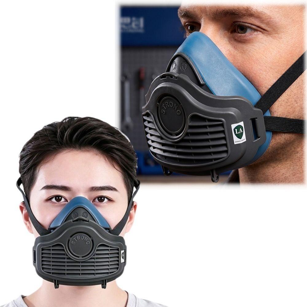 Replaceable Filter Dust Respirator Reusable Design Dust Face Mask Half Mask  Grinding Work