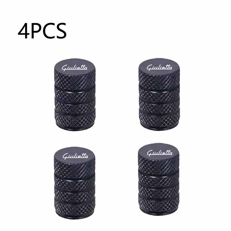 For Alfa Romeo Giulietta Accessories Car Wheel Tire Valve Caps Tyre Stem Covers Airdust Waterproof ysdf45
