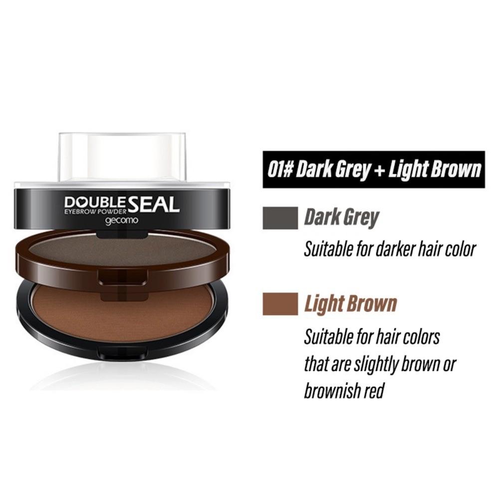 Perfect Shape 2 Colors Eyebrow Seal Stamp Quick Make Up Lazy Person Brow Stamps Girl