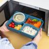 4/5 Compartment Lunch Box with Small Bowl Bento Box Leakproof Students Office Worker Microwae Heating Portable Lunch Boxes