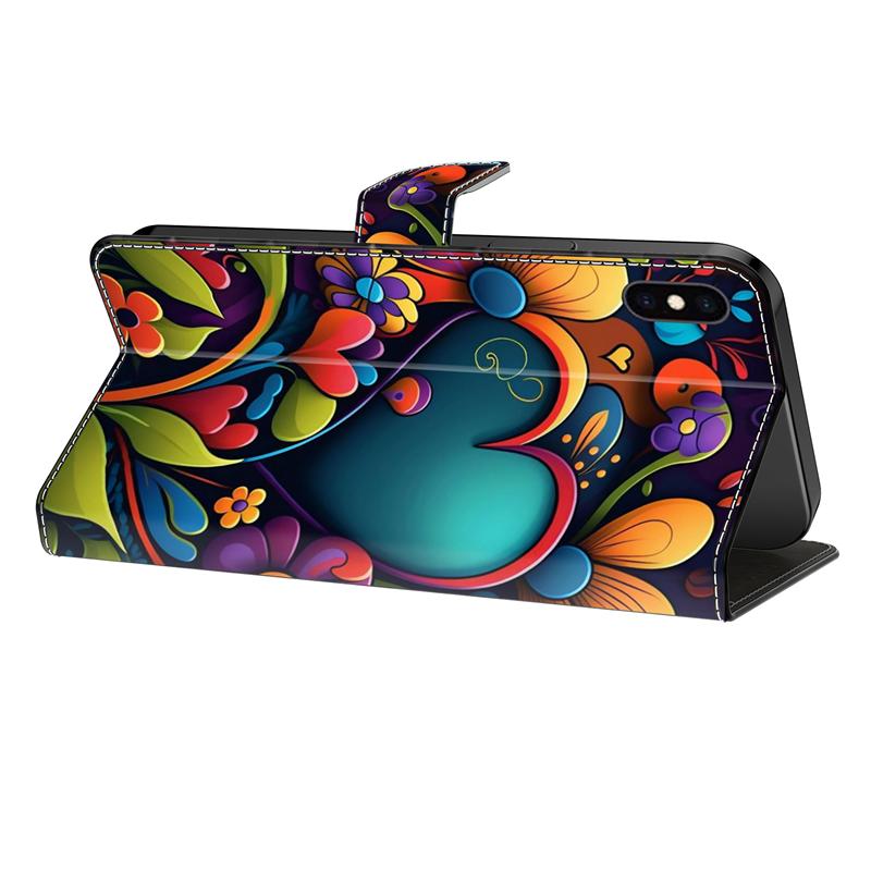 A55 A16 Wallet Funda for Samsung Galaxy A16 A55 A35 A25 A15 A51 A71 A31 A41 Shell 3D Flower Painted Leather Card Slot Phone Case