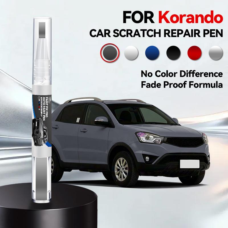 

For KGM SsangYong Korando Paint Repair Pen Touch Up Scratch Remover DIY Auto Accessories Red Blue White Silver Grey Black