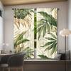 2 szt.   Zasłony z nadrukiem liści palmowych   Z tunelem na karnisz   Zasłony drukowane cyfrowo   Materiał poliestrowy   Nadaje się do salonu   Clo