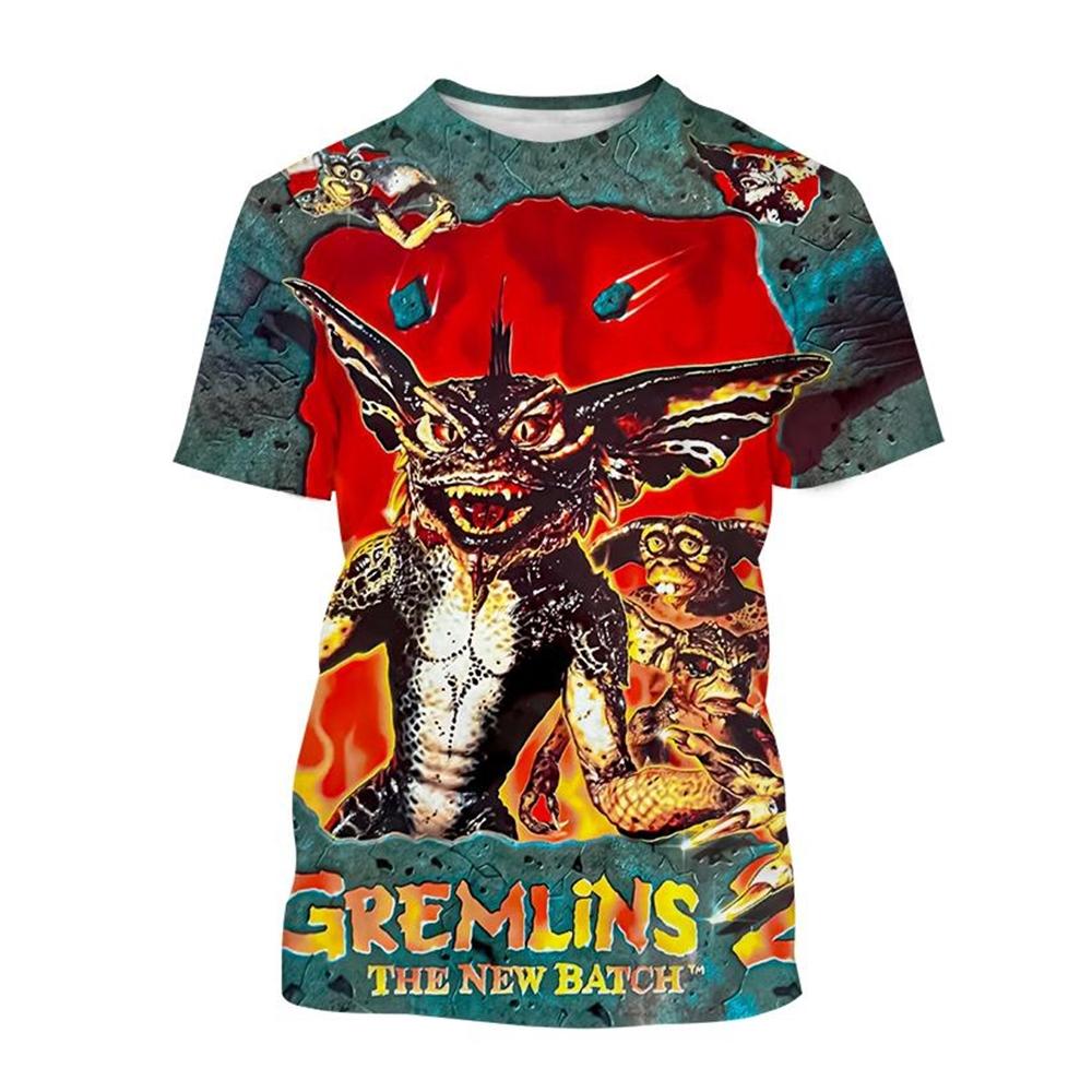 Herren- und Damen-T-Shirts mit 3D-Druck von Little Ghost, Shirts mit Puppenmonster-Druck, Weihnachts-Horrorfilme, neue Mode, erschwinglicher Preis