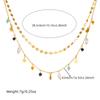 DIEYURO 316L Stainless Steel Geometry Pearl Pentacle Necklace New Delicate Fashion Gold Color Star Pendant Neck Jewelry Gifts