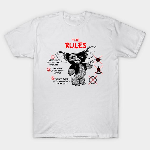 Men Black Print T-shirt Gremlins No-Cut Transfer Paper Print Cotton Tshirt 2XL белый