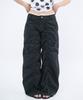 Isjabaibeu Lace Layered Wide Pants - Black