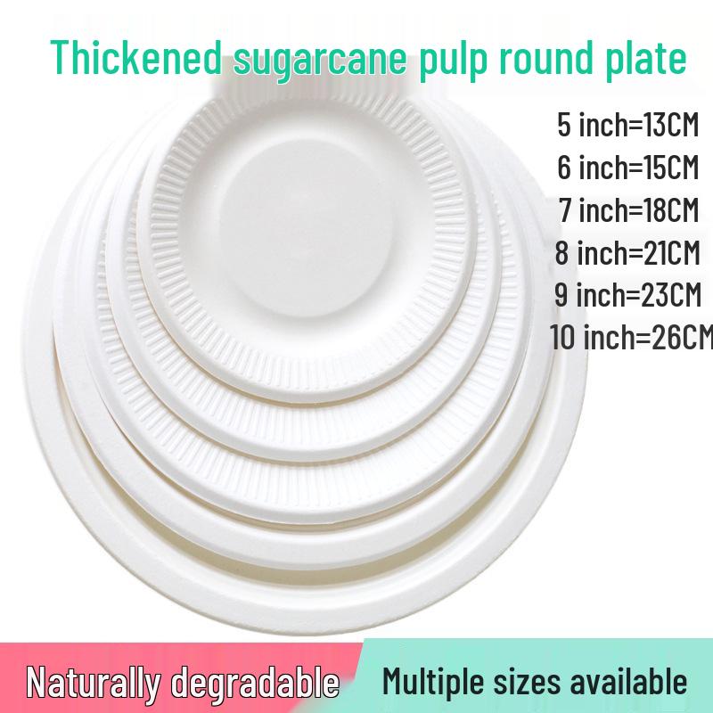 Durable 7" & 9" Hand-Painted Disposable Paper Plates for Birthdays and Dinners