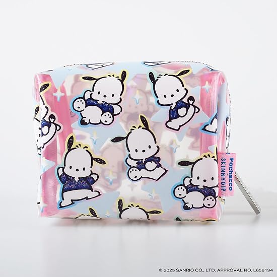 SKINNYDIP Pouch Pochacco Repeat Sanrio Characters Makeup Pouch Accessory Case 8242PCRP