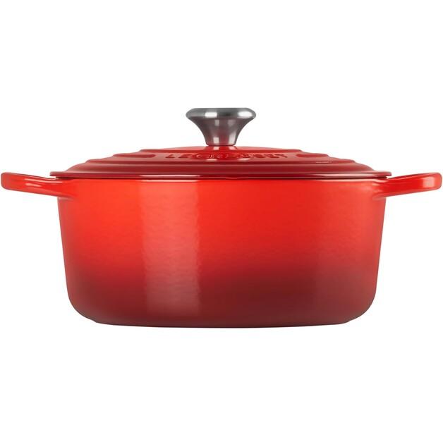 Cast Iron Roaster Le Creuset Signature Round 26 Cm Cherry Red 5.3 L (21177260602430)
