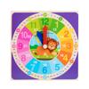 Children Montessori Wooden Clock Toys Hour Minute Second Cognition Colorful Clocks Toys For Kids Early Preschool Teaching Aids