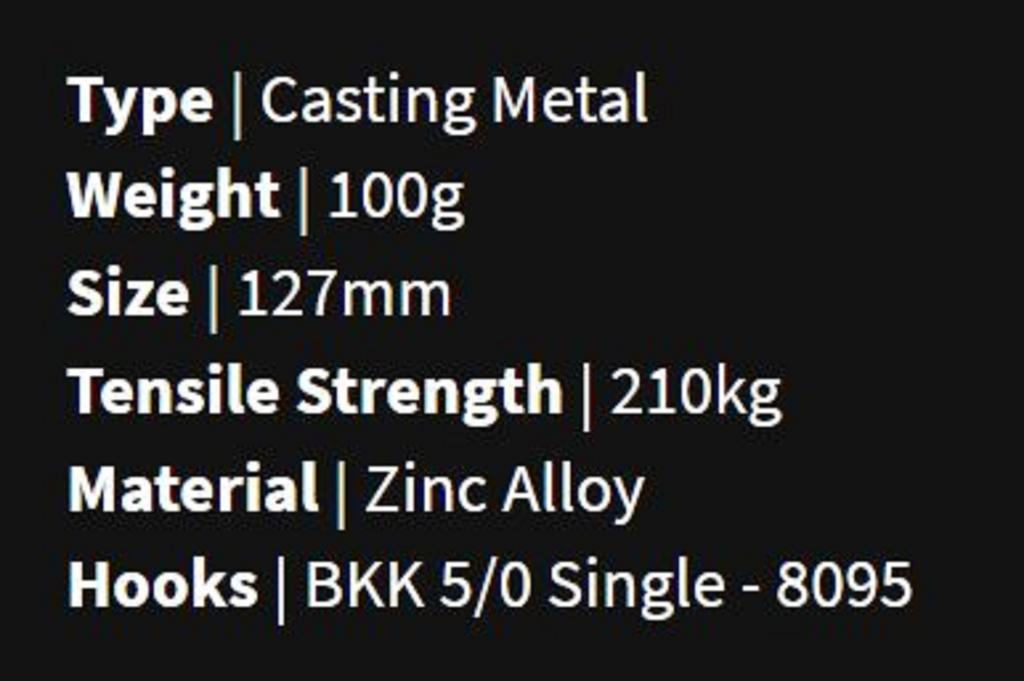 Malosi MA100-CE Kovový kráječ Marksman 100 gramů Chrom (1747)