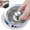 Universal Sink Drain Filter – Stainless Steel Mesh Catcher for Kitchen & Bathroom,Catches Hair,Food Scraps,Debris, Reusable,Easy To Clean, Anti-Clog