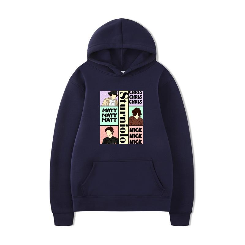 Sturniolo Drillinge Hoodies Herren Damen Kreatives Design Bedruckter Hoodie Marke Y2K Kleidung Vintage Unisex Langarm Pullover