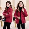 New Winter Cotton Coat Stand Collar Cotton Jacket Versatile and Fashionable Cotton Jacket To Make You Look Slim and Young Mother's Jacket