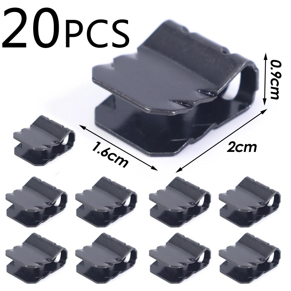 30/10pcs U-shape Clips Car Front Fender Bumper Cover Clip Kit Engine Guard Buckle for Auto Motorcycles Trucks Mudguard Fastener