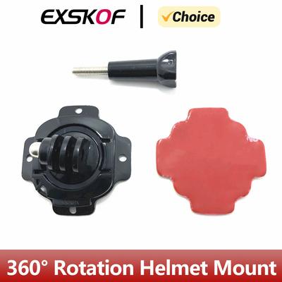 Helmet Base Curved Surface Stickers For GoPro Hero 12 11 10 9 8 7 6 5 4 Insta360 X2 X3 SJCAM DJI Osmo Action Camera Accessories