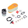 Carburetor Replacement Kit with Fuel Filter Spark Plug for 875 Exi 190 CC Lawn Mower