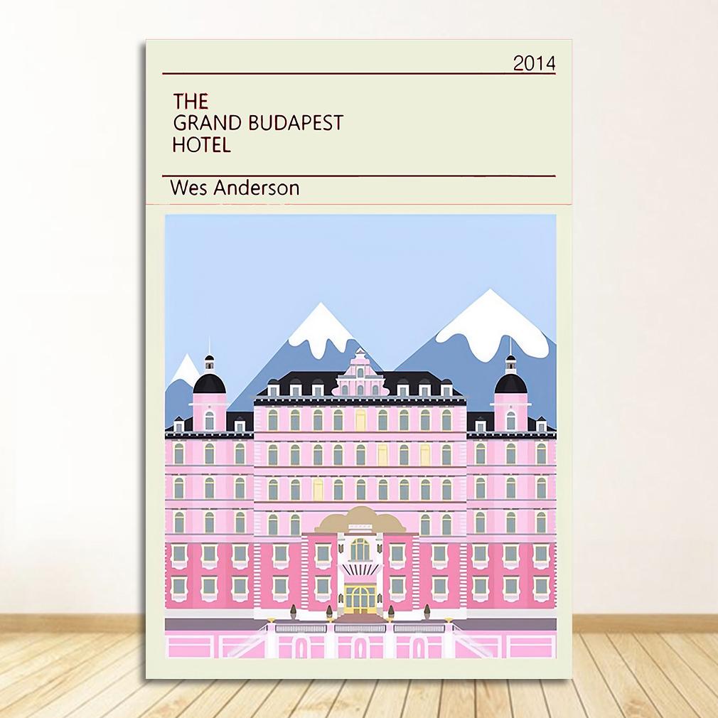 Grand Budapest Hotel Vintage Classic Movie HD Print Poster Modulares Bild Leinwand Schlafzimmer Wohnkultur Nordische Wandkunst Malerei