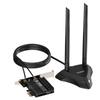 EDUP AX210 High-End Tri-Band Wireless PCIE Network Card with Bluetooth 5.2 and Extended Antenna for Gaming, Speed up to 5374 Mbps