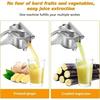 Manual Juice Squeezer Aluminum Alloy Hand Pressure Juicer Pomegranate Orange Lemon Sugar Cane Juice Kitchen Bar Fruit Tool