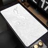 Mouse Pad 1000x500MM Topographic Map Black and White Lines Desk Mat Desktop Accessories Gaming Keyboard Pad Carpet Office Gamers