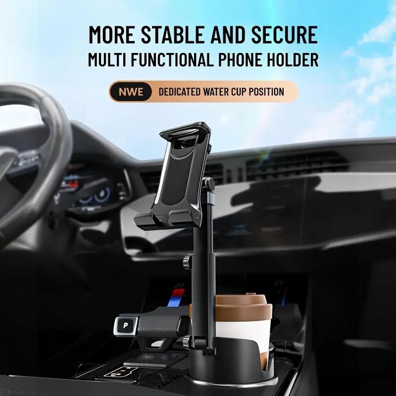 

ZY-S10 360 Degree Rotation Car Water Cup Holder Extendable Rod Phone/Tablet Bracket