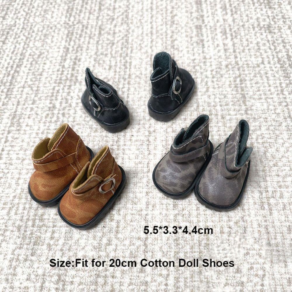 Fashion Doll Colorful Boots PU DIY Doll Gift Toys Doll Clothes Accessories  20cm Cotton Doll