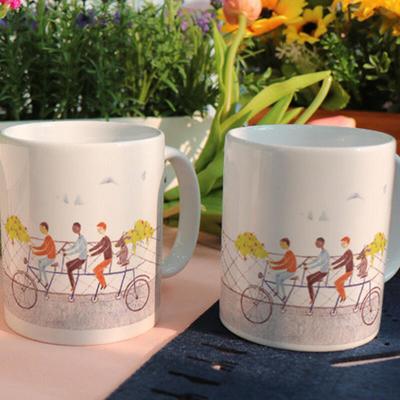 if028-Design Mug 2p-4-person Bicycle Ride