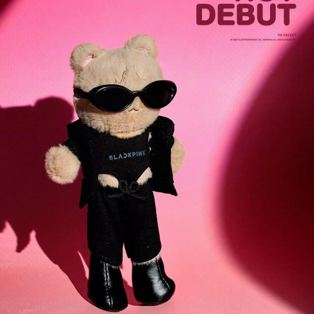 Blackpink [POP-UP DE FECHA LÍMITE] LLAVERO LARGO DE PELUCHE OFICIAL DE PERSONAJE MD