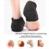 1 Pair Arch Support Height Increase Insoles Soft Shock Absorption Cushion  for Shoes