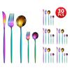 Stainless Steel 30-Piece Tableware Steak Knife, Fork and Spoon 5 Main Pieces Tableware Suit