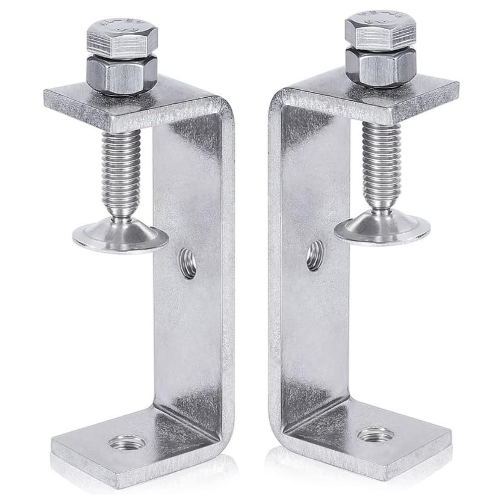 

ideamall C-струбцина, C-тиски монтажный кронштейн зажим, регулируемый для сварки, набор из 2 штук